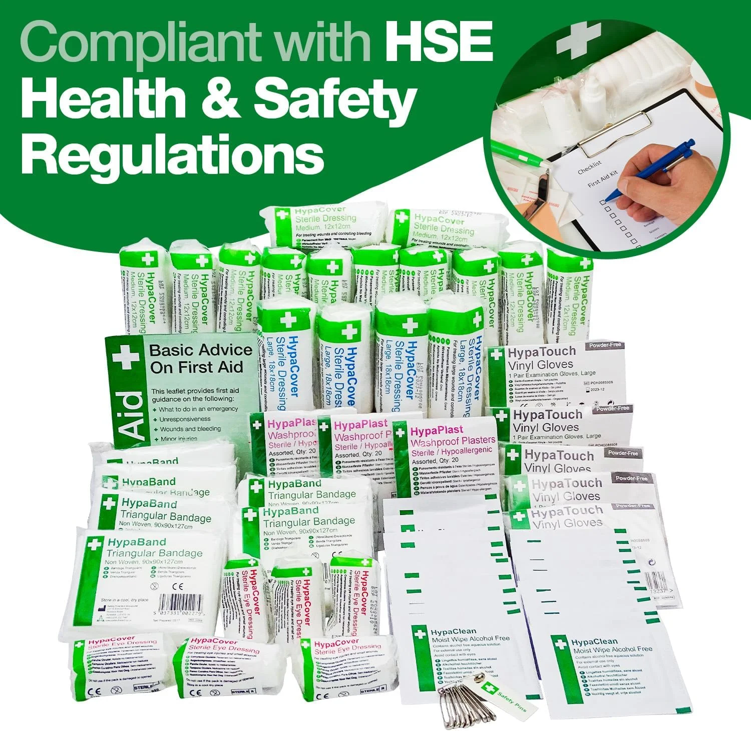 کیت کمک های اولیه گروه ایمنی، مناسب برای 1 تا 10 نفر - بسته الحاقی کیت کمک های اولیه گروه ایمنی، مناسب برای 1 تا 10 نفر - بسته الحاقی