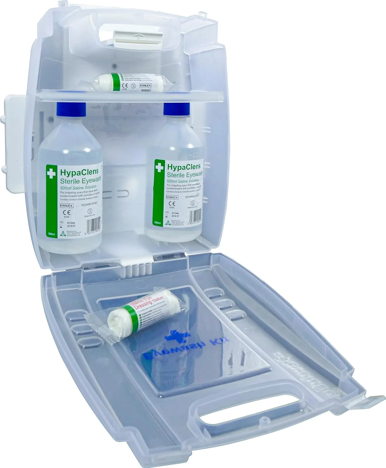 جعبه کمک های اولیه شستشوی چشم Safety First Aid Group E459T، نصب دیواری، دارای 2 بطری 500 میلی لیتری جعبه کمک های اولیه شستشوی چشم Safety First Aid Group E459T، نصب دیواری، دارای 2 بطری 500 میلی لیتری