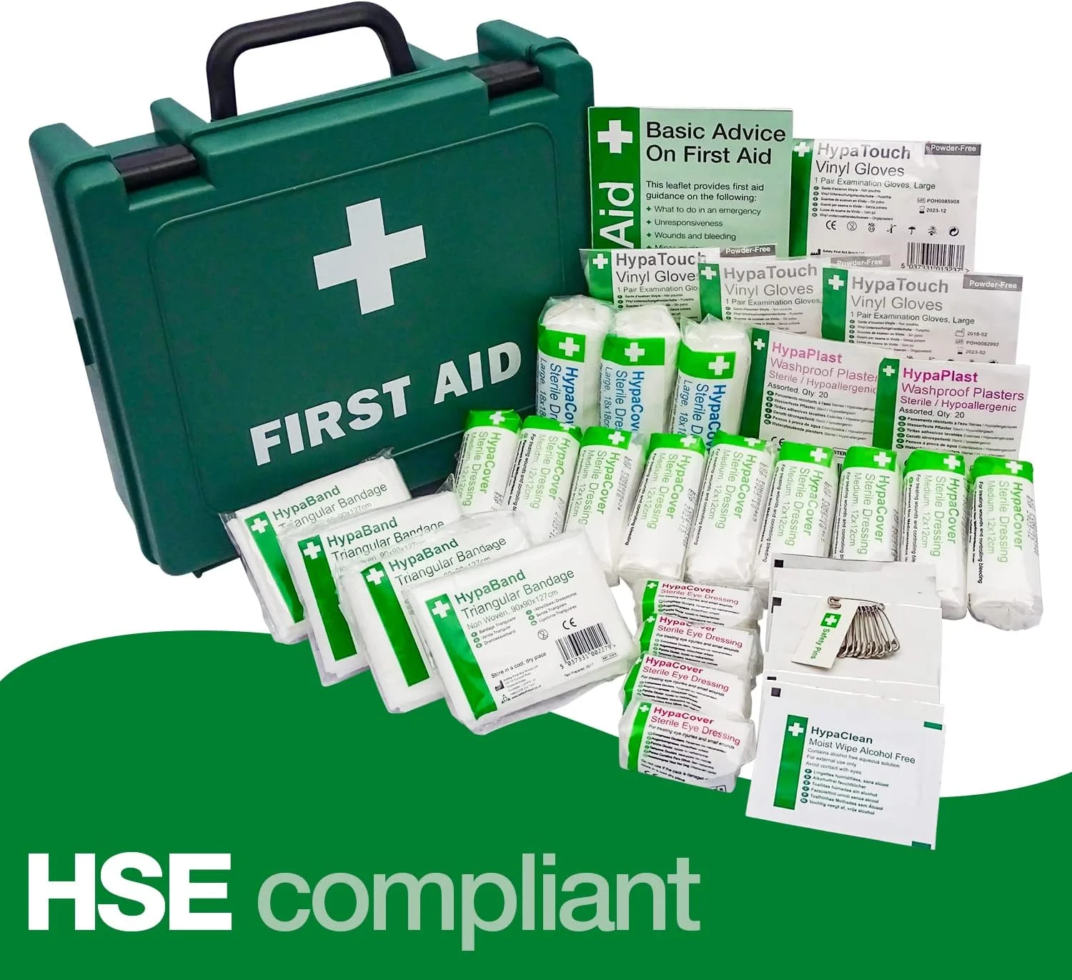 جعبه کمک های اولیه گروه ایمنی کمک های اولیه HSE مناسب برای 11-20 نفر - کاملا مجهز جعبه کمک های اولیه گروه ایمنی کمک های اولیه HSE مناسب برای 11-20 نفر - کاملا مجهز