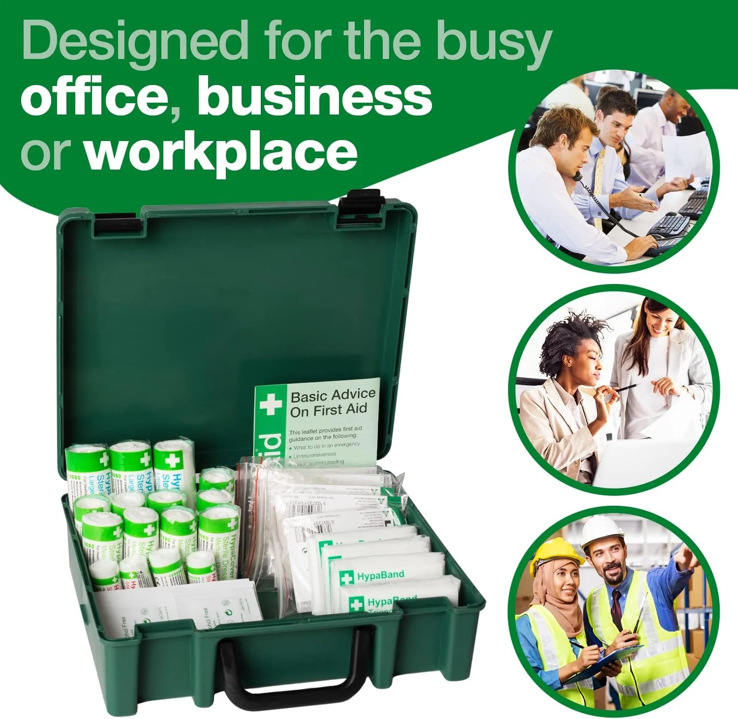 جعبه کمک های اولیه گروه ایمنی کمک های اولیه HSE مناسب برای 11-20 نفر - کاملا مجهز جعبه کمک های اولیه گروه ایمنی کمک های اولیه HSE مناسب برای 11-20 نفر - کاملا مجهز