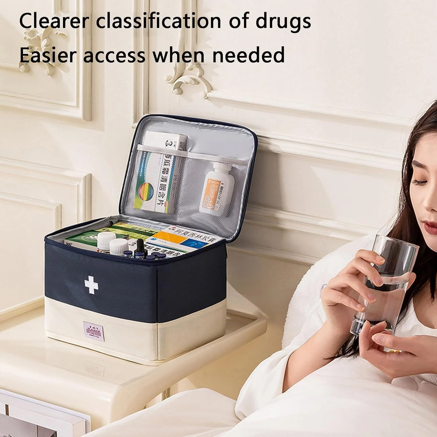 مجموعه 4 عددی کیف کمک های اولیه قابل حمل خالی، کیف نگهداری داروهای اورژانسی با دسته، کیف مسافرتی مدیریت قرص، کیف نجات خالی کیت های پزشکی قابل استفاده مجدد، کیف نگهداری ابزار پزشکی (آبی) مجموعه 4 عددی کیف کمک های اولیه قابل حمل خالی، کیف نگهداری داروهای اورژانسی با دسته، کیف مسافرتی مدیریت قرص، کیف نجات خالی کیت های پزشکی قابل استفاده مجدد، کیف نگهداری ابزار پزشکی (آبی)