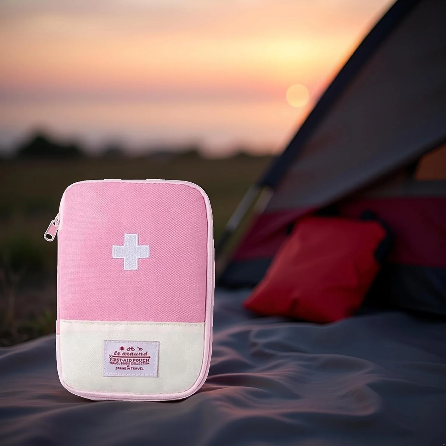 کیف کمک های اولیه صورتی خالی، کیف کوچک کمک های اولیه خالی، کیف پزشکی کوچک قابل حمل برای جعبه کمک های اولیه، سازمان دهنده قرص اضطراری، مناسب کمپینگ، پیاده روی، مسافرت، کیف اضطراری ورزشی و فضای باز کیف کمک های اولیه صورتی خالی، کیف کوچک کمک های اولیه خالی، کیف پزشکی کوچک قابل حمل برای جعبه کمک های اولیه، سازمان دهنده قرص اضطراری، مناسب کمپینگ، پیاده روی، مسافرت، کیف اضطراری ورزشی و فضای باز