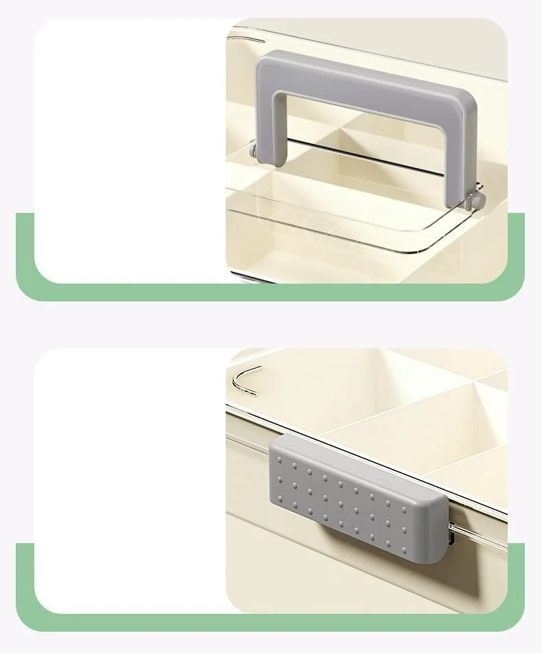 جعبه نگهداری دارو Premify، سازمان دهنده قرص با محفظه و دسته، جعبه نگهداری کیت کمک های اولیه 36x24x19 سانتی متر، سازمان دهنده نگهداری مهره/اسباب بازی/جواهرات (بزرگ) جعبه نگهداری دارو Premify، سازمان دهنده قرص با محفظه و دسته، جعبه نگهداری کیت کمک های اولیه 36x24x19 سانتی متر، سازمان دهنده نگهداری مهره/اسباب بازی/جواهرات (بزرگ)