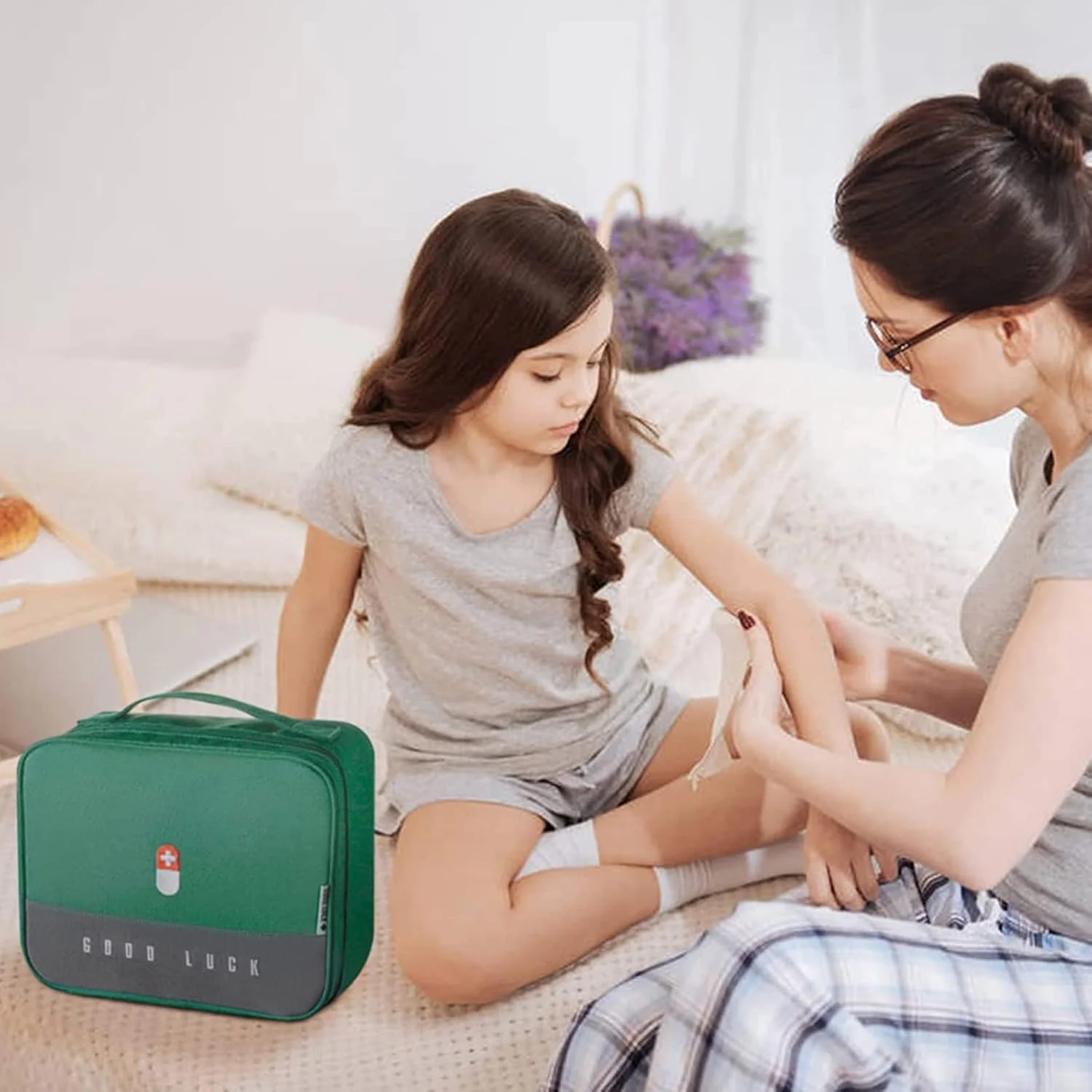 جعبه کمک های اولیه قابل حمل خالی IS MUHE، کیف کمک های اولیه کمپینگ، کیف نگهداری ابزار پزشکی مسافرتی، مناسب برای خانه، فضای باز، پیاده روی، کمپینگ، ماشین، دفتر کار (دو رنگ) (سبز) جعبه کمک های اولیه قابل حمل خالی IS MUHE، کیف کمک های اولیه کمپینگ، کیف نگهداری ابزار پزشکی مسافرتی، مناسب برای خانه، فضای باز، پیاده روی، کمپینگ، ماشین، دفتر کار (دو رنگ) (سبز)