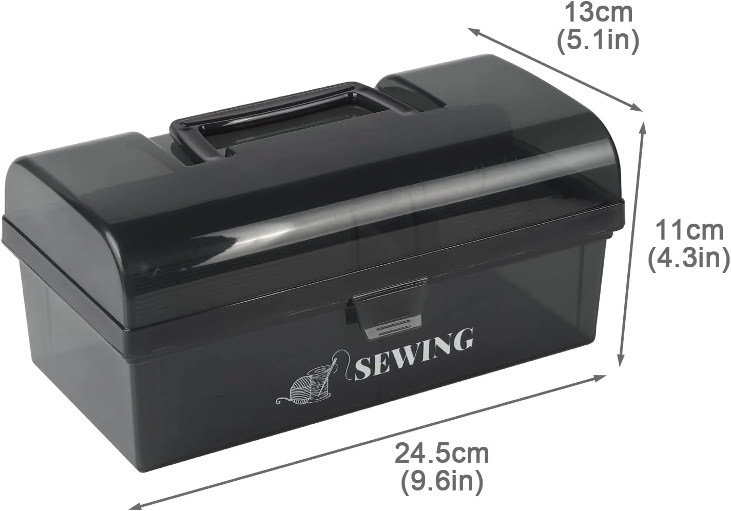 جعبه خیاطی 10 اینچی Mowhut، سبد خیاطی 2 طبقه، جعبه ذخیره سازی کیت خیاطی خالی با سینی قابل جابجایی برای جعبه ابزار تاشو/جعبه هنر و صنایع دستی/سازمان دهنده لوازم خیاطی/جعبه دارو/جعبه کمک های اولیه خانواده جعبه خیاطی 10 اینچی Mowhut، سبد خیاطی 2 طبقه، جعبه ذخیره سازی کیت خیاطی خالی با سینی قابل جابجایی برای جعبه ابزار تاشو/جعبه هنر و صنایع دستی/سازمان دهنده لوازم خیاطی/جعبه دارو/جعبه کمک های اولیه خانواده