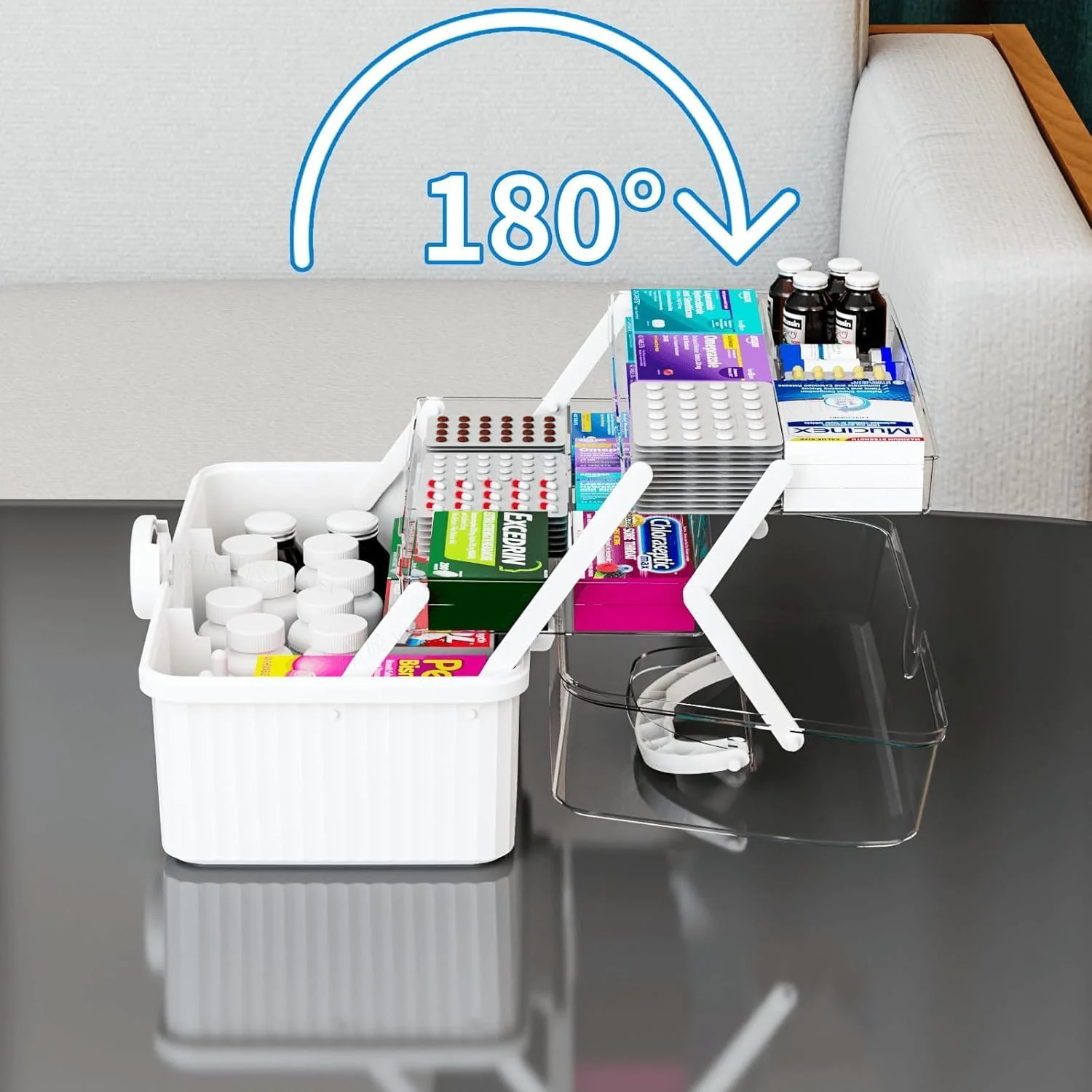 جعبه نگهداری دارو، جعبه داروی بزرگ فوهوم با دستگیره، جعبه کمک های اولیه 3 لایه، جعبه ابزار چند منظوره جعبه نگهداری دارو، جعبه داروی بزرگ فوهوم با دستگیره، جعبه کمک های اولیه 3 لایه، جعبه ابزار چند منظوره