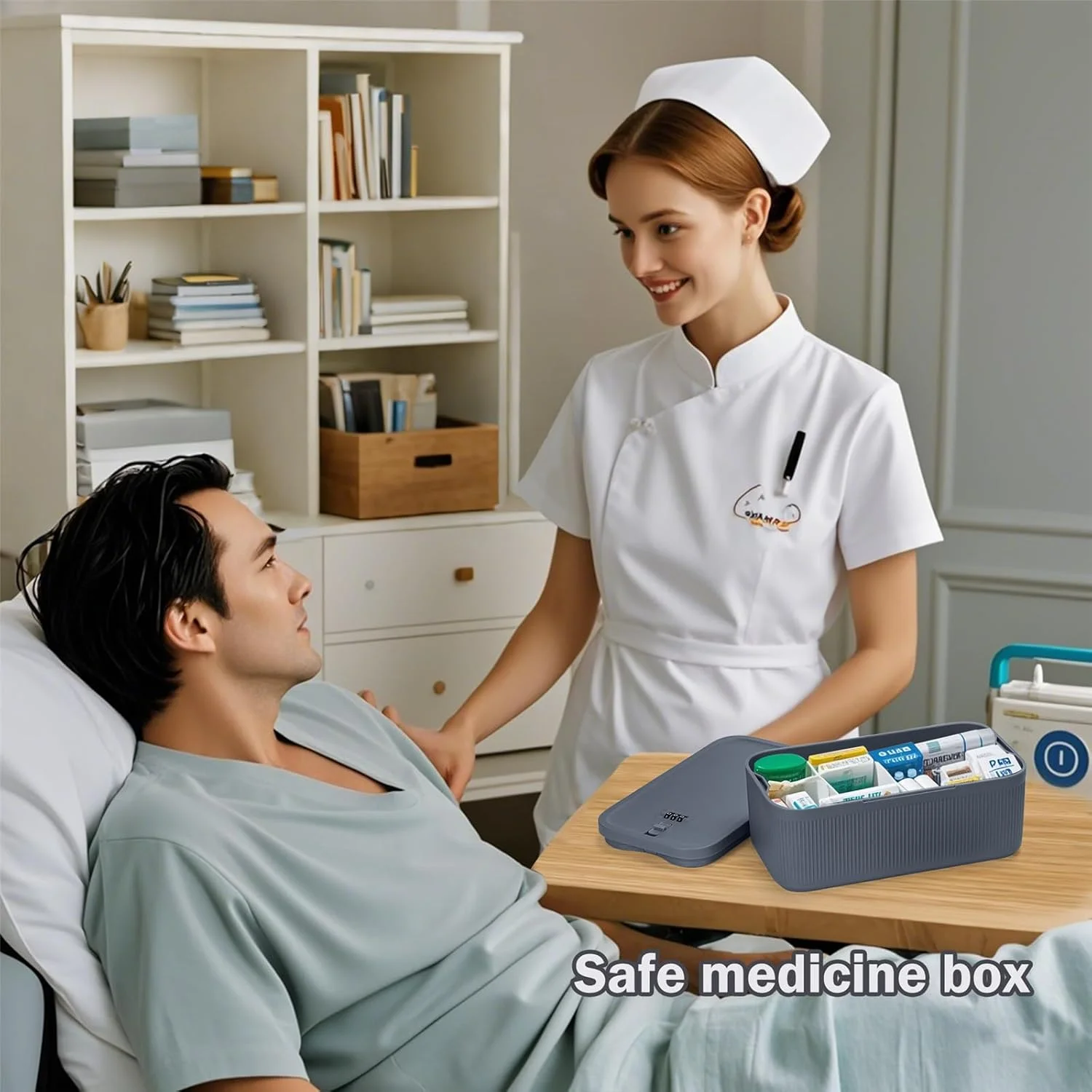 جعبه قفل کوچک برای نگهداری دارو، جعبه نگهداری قفلدار دارویی 2 لیتری با رمز عبور برای جعبه کمکهای اولیه، جعبه قفل تلفن، جعبه قفل غذا با درب قفلدار برای یخچال/فریزر خانه/ وسایل شخصی اداری جعبه قفل کوچک برای نگهداری دارو، جعبه نگهداری قفلدار دارویی 2 لیتری با رمز عبور برای جعبه کمکهای اولیه، جعبه قفل تلفن، جعبه قفل غذا با درب قفلدار برای یخچال/فریزر خانه/ وسایل شخصی اداری