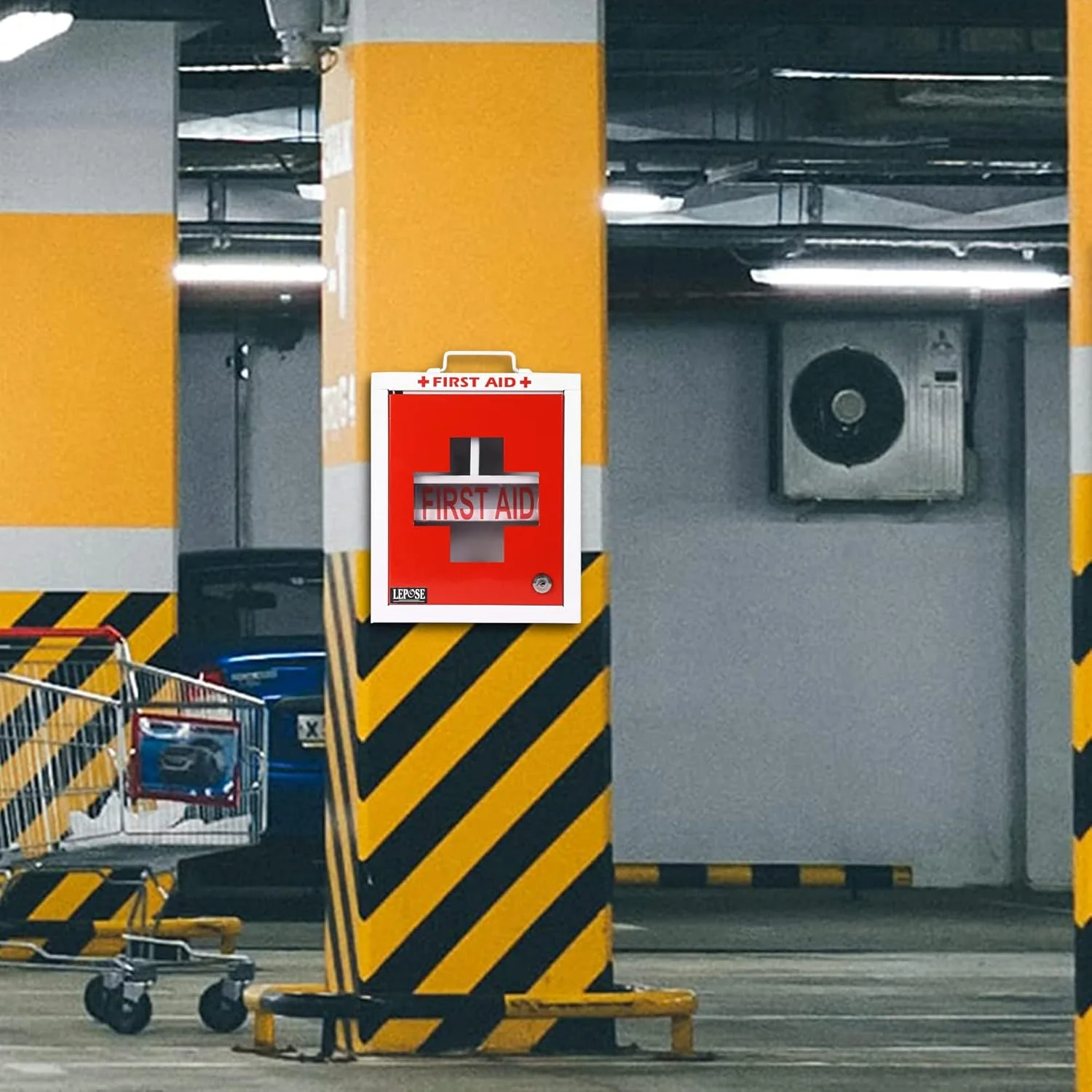 جعبه کمک های اولیه فلزی قابل نصب روی دیوار LEPOSE مناسب برای مدرسه، دفتر/خانه، چند قسمتی جعبه کمک های اولیه فلزی قابل نصب روی دیوار LEPOSE مناسب برای مدرسه، دفتر/خانه، چند قسمتی