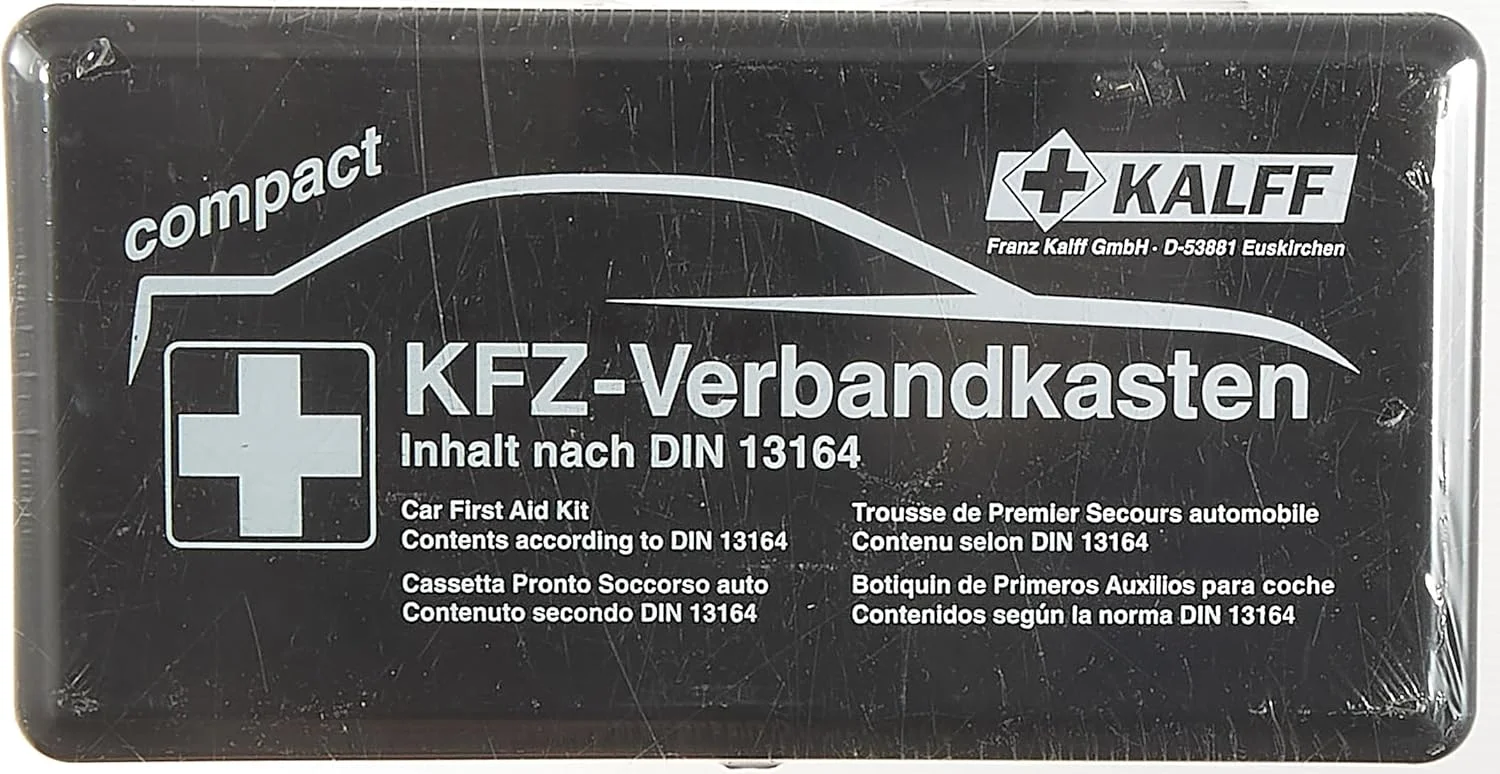 جعبه کمک های اولیه خودرو Kalff 23503، جمع و جور DIN 13164، جعبه کمک های اولیه خودرو، جعبه برای صندوق عقب، لوازم جانبی اضطراری برای خودرو، موتور سیکلت، مشکی جعبه کمک های اولیه خودرو Kalff 23503، جمع و جور DIN 13164، جعبه کمک های اولیه خودرو، جعبه برای صندوق عقب، لوازم جانبی اضطراری برای خودرو، موتور سیکلت، مشکی