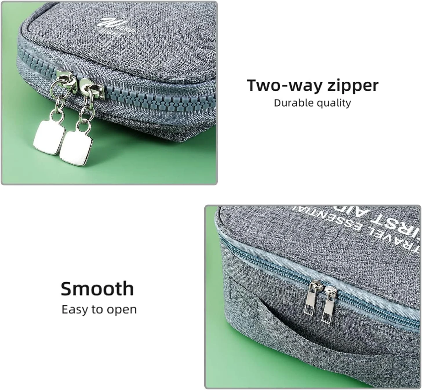 کیف کمک های اولیه خالی KASTWAVE، کیف کمک های اولیه کمپینگ، کیف نگهداری ابزار پزشکی مسافرتی، مناسب برای خانه، فضای باز، پیاده روی، کمپینگ، ماشین، دفتر کار