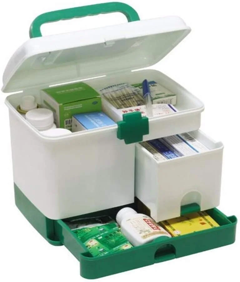 DYAKC Medication Chest Pill Case Family Emergency Kit Storage Organizer Household Multi-Layer First Aid Kit Multifunctional Medicine Box