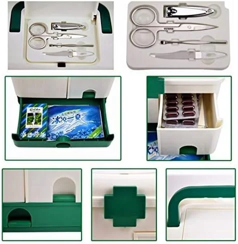 DYAKC Medication Chest Pill Case Family Emergency Kit Storage Organizer Household Multi-Layer First Aid Kit Multifunctional Medicine Box DYAKC Medication Chest Pill Case Family Emergency Kit Storage Organizer Household Multi-Layer First Aid Kit Multifunctional Medicine Box