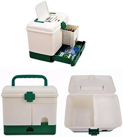 DYAKC Medication Chest Pill Case Family Emergency Kit Storage Organizer Household Multi-Layer First Aid Kit Multifunctional Medicine Box DYAKC Medication Chest Pill Case Family Emergency Kit Storage Organizer Household Multi-Layer First Aid Kit Multifunctional Medicine Box