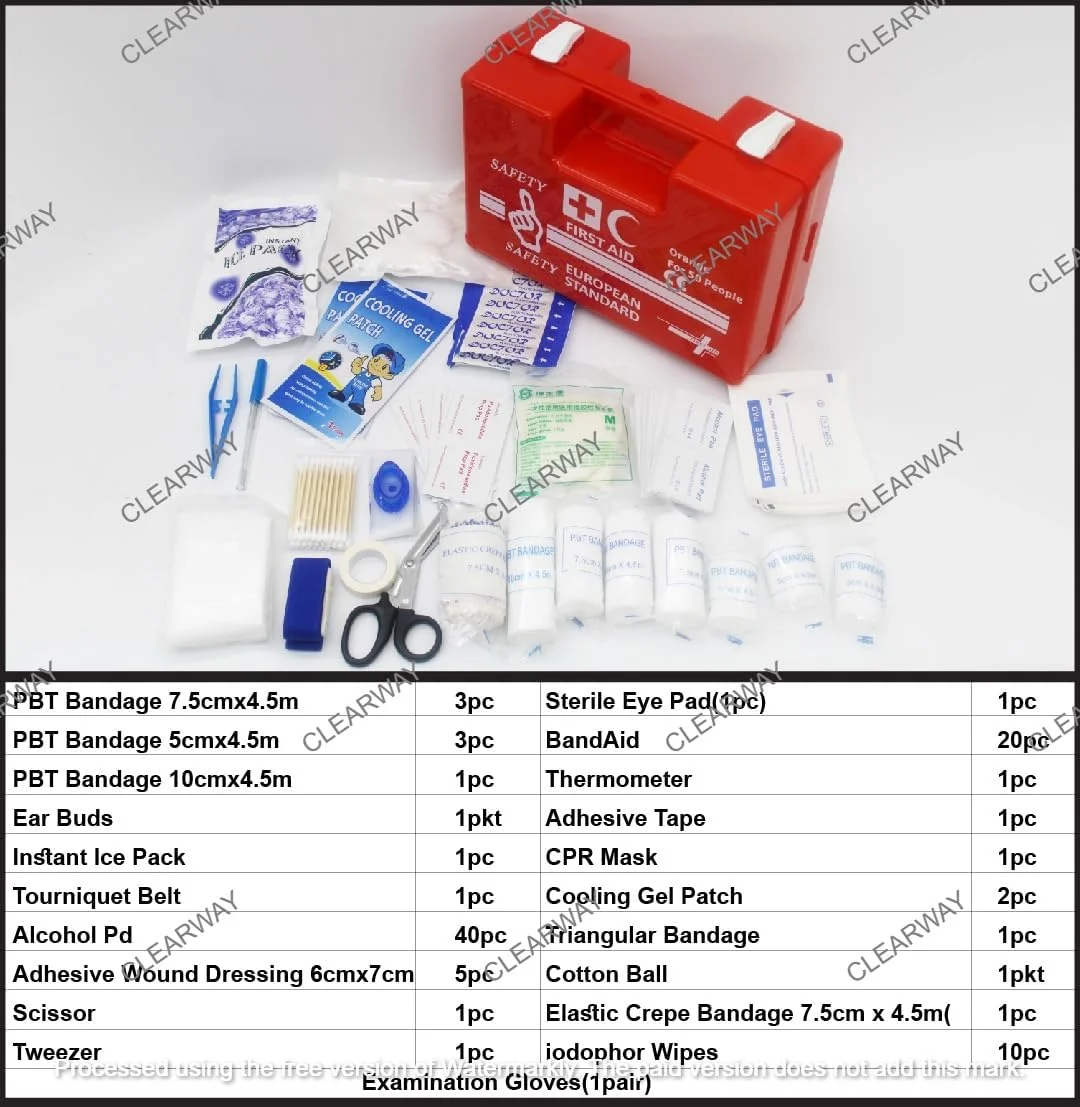 COOLBABY FIRST AID BOX - 50 PERSON | HEAVY DUTY |WITH WALL MOUNTED BRACKET & WALL STICKER | ORANGE |EUROPEAN STANDARD | RYXO SAFETY | CLEARWAY COOLBABY FIRST AID BOX - 50 PERSON | HEAVY DUTY |WITH WALL MOUNTED BRACKET & WALL STICKER | ORANGE |EUROPEAN STANDARD | RYXO SAFETY | CLEARWAY