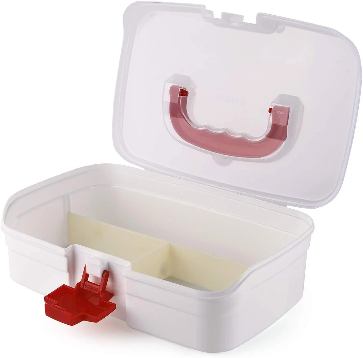 Cello Medico Small First Aid Box | BPA-Free Emergency Indoor Outdoor Medical Utility Cabinet Organizer | Light Weight & Portable Handle | Plastic Medical Box | Transparent Cello Medico Small First Aid Box | BPA-Free Emergency Indoor Outdoor Medical Utility Cabinet Organizer | Light Weight & Portable Handle | Plastic Medical Box | Transparent