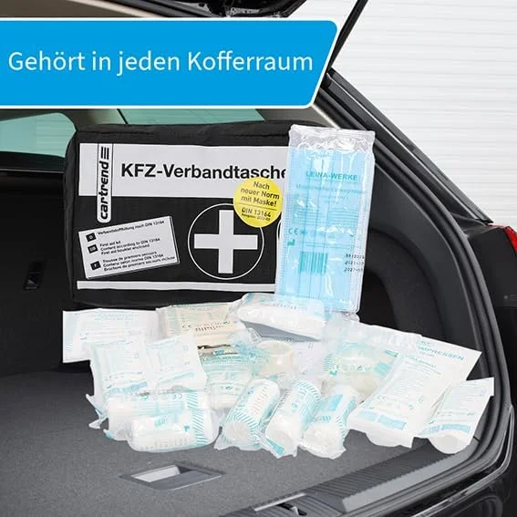 کیف کمک های اولیه Cartrend 7730043، مشکی، DIN 13164، با اقدامات اضطراری کمک های اولیه "Malteser" - مشکی کیف کمک های اولیه Cartrend 7730043، مشکی، DIN 13164، با اقدامات اضطراری کمک های اولیه "Malteser" - مشکی