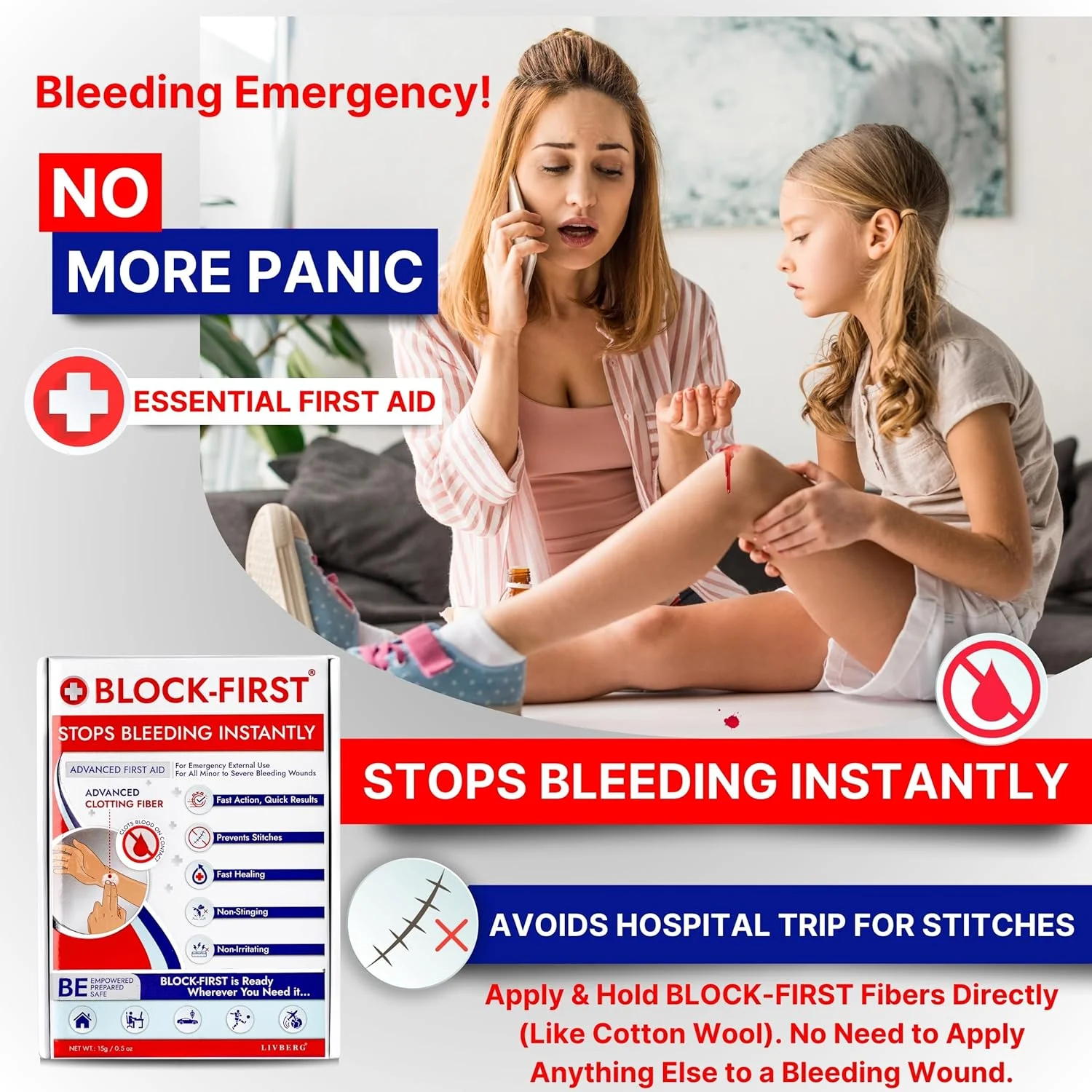 جعبه کمک های اولیه پیشرفته BLOCK-FIRST - بند آوردن فوری خونریزی و جلوگیری از بخیه، جعبه کمک های اولیه اضطراری برای خانه، دفتر، مسافرت، ماشین، ورزش، فضای باز، بسته چند منظوره برای بریدگی، زخم و جراحات جعبه کمک های اولیه پیشرفته BLOCK-FIRST - بند آوردن فوری خونریزی و جلوگیری از بخیه، جعبه کمک های اولیه اضطراری برای خانه، دفتر، مسافرت، ماشین، ورزش، فضای باز، بسته چند منظوره برای بریدگی، زخم و جراحات