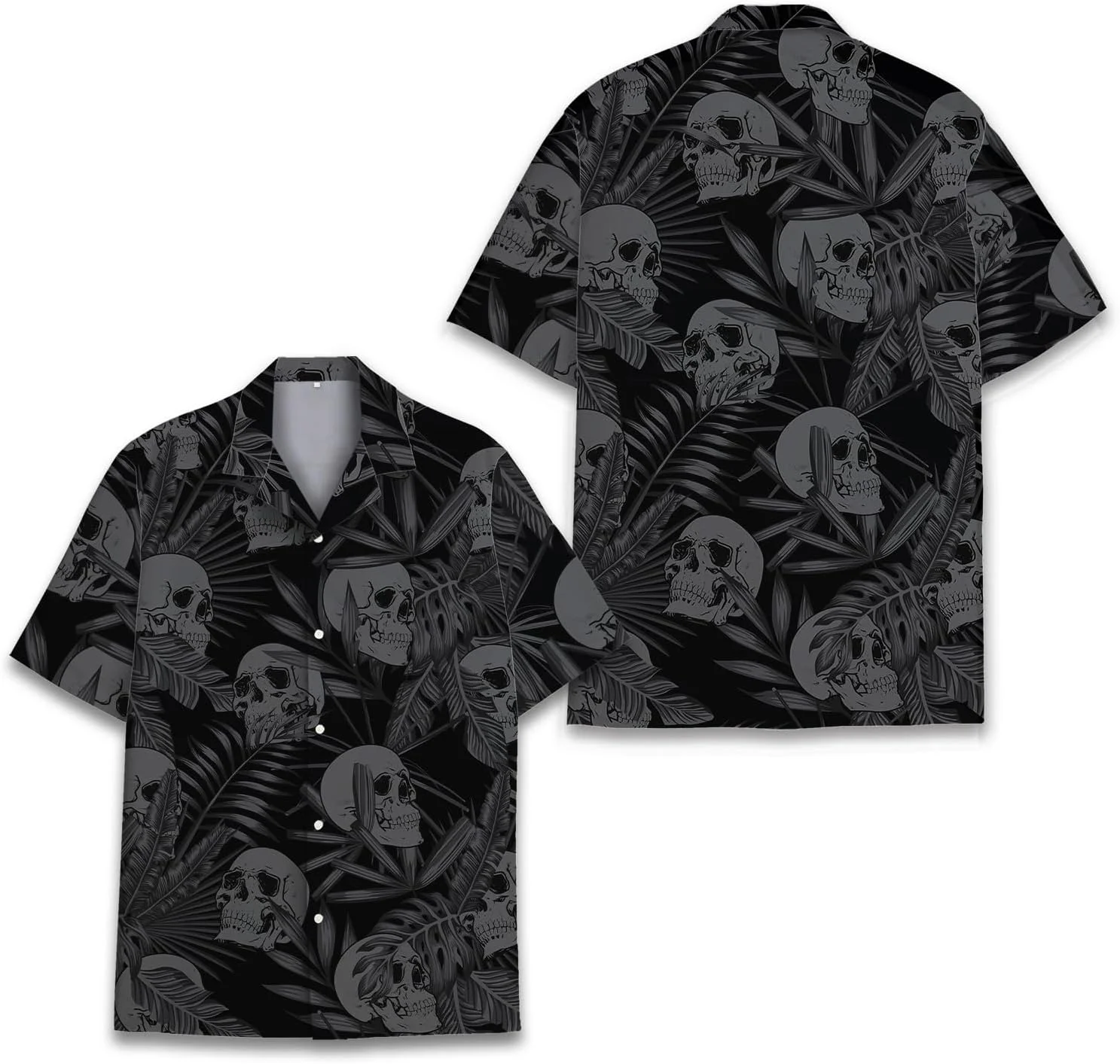 پیراهن هاوایی مردانه HIHI GLOBAL، پیراهن هاوایی راکون گرمسیری، پیراهن آستین کوتاه دکمه دار تعطیلات ساحلی تابستانی