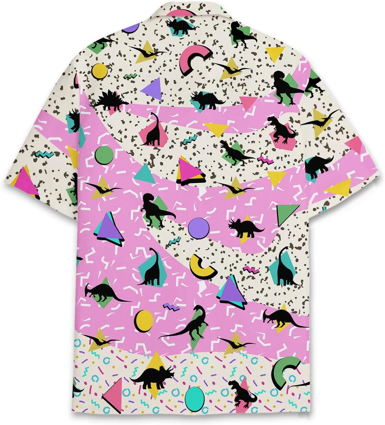 پیراهن هاوایی آدم فضایی نئونی HIHI GLOBAL برای مردان و زنان، پیراهن آستین کوتاه دکمه دار آدم فضایی