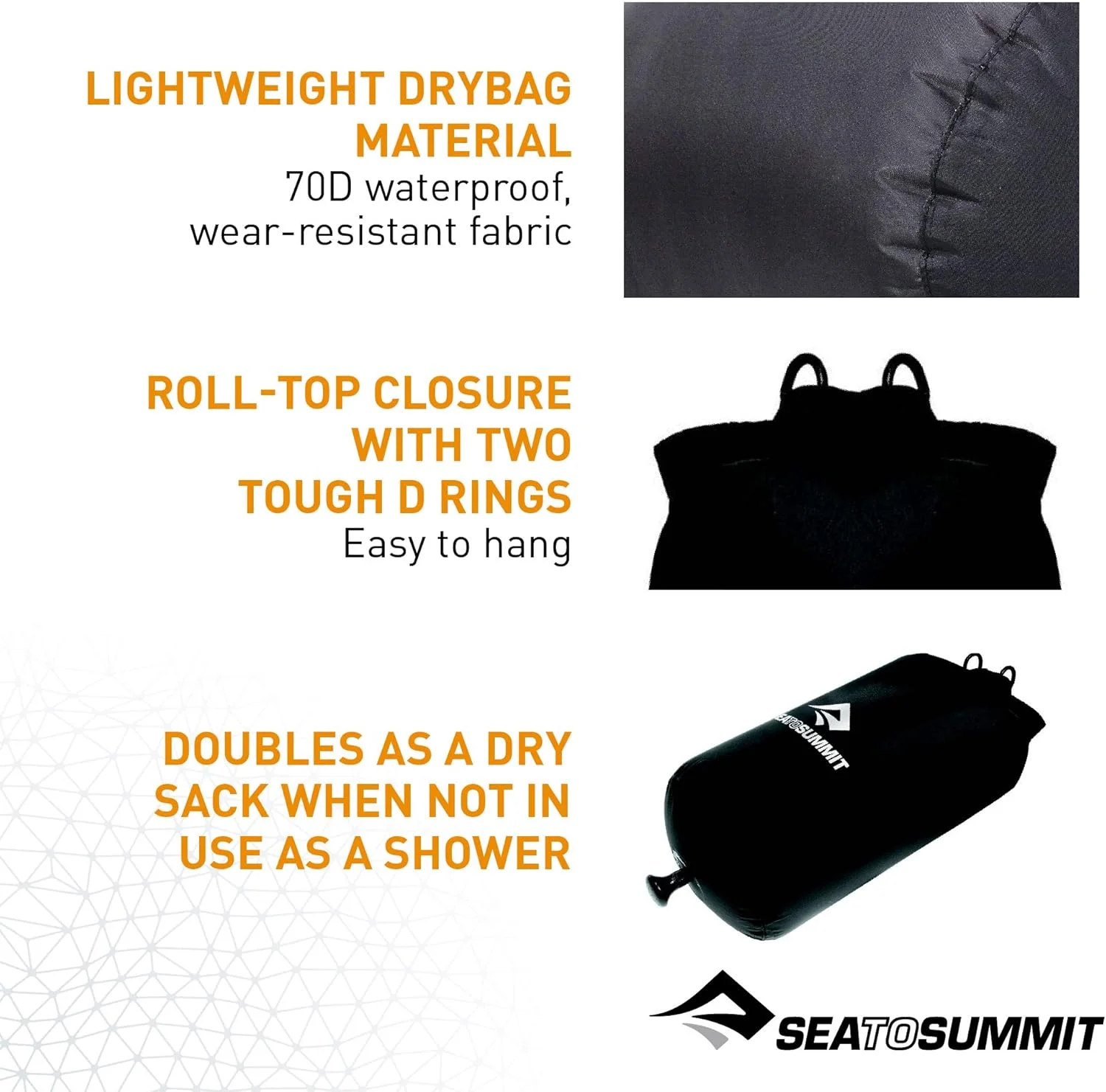 Sea to Summit Pocket Shower Black Sea to Summit Pocket Shower Black