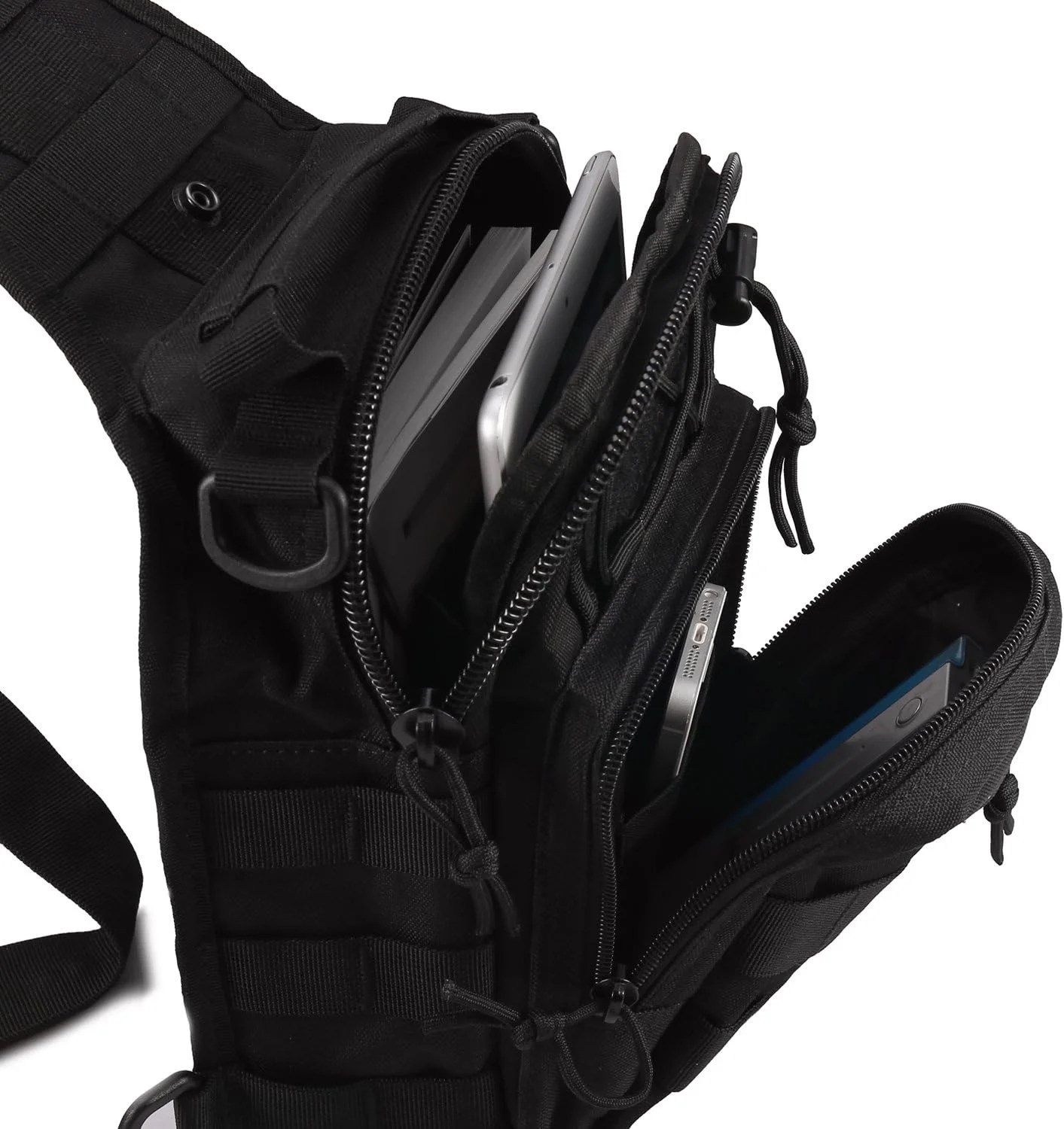 Novemkada Tactical Shoulder Bag,1000D Outdoor Military Sling Daypack Backpack