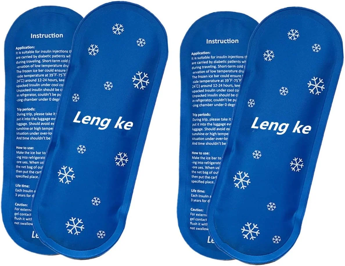 LEVGLAKE Ice Packs for Insulin Cooler Travel Case - Reusable Cooler Ice Packs Suitable for Diabetic Insulin Cooler Storage Bag