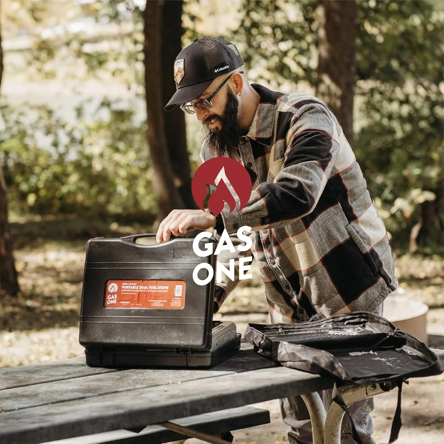 GASONE Gas One GS-3400P Propane or Butane Stove Dual Fuel Stove Portable Camping Stove - Patent Pending - with Carrying Case Great for Emergency Preparedness Kit GASONE Gas One GS-3400P Propane or Butane Stove Dual Fuel Stove Portable Camping Stove - Patent Pending - with Carrying Case Great for Emergency Preparedness Kit