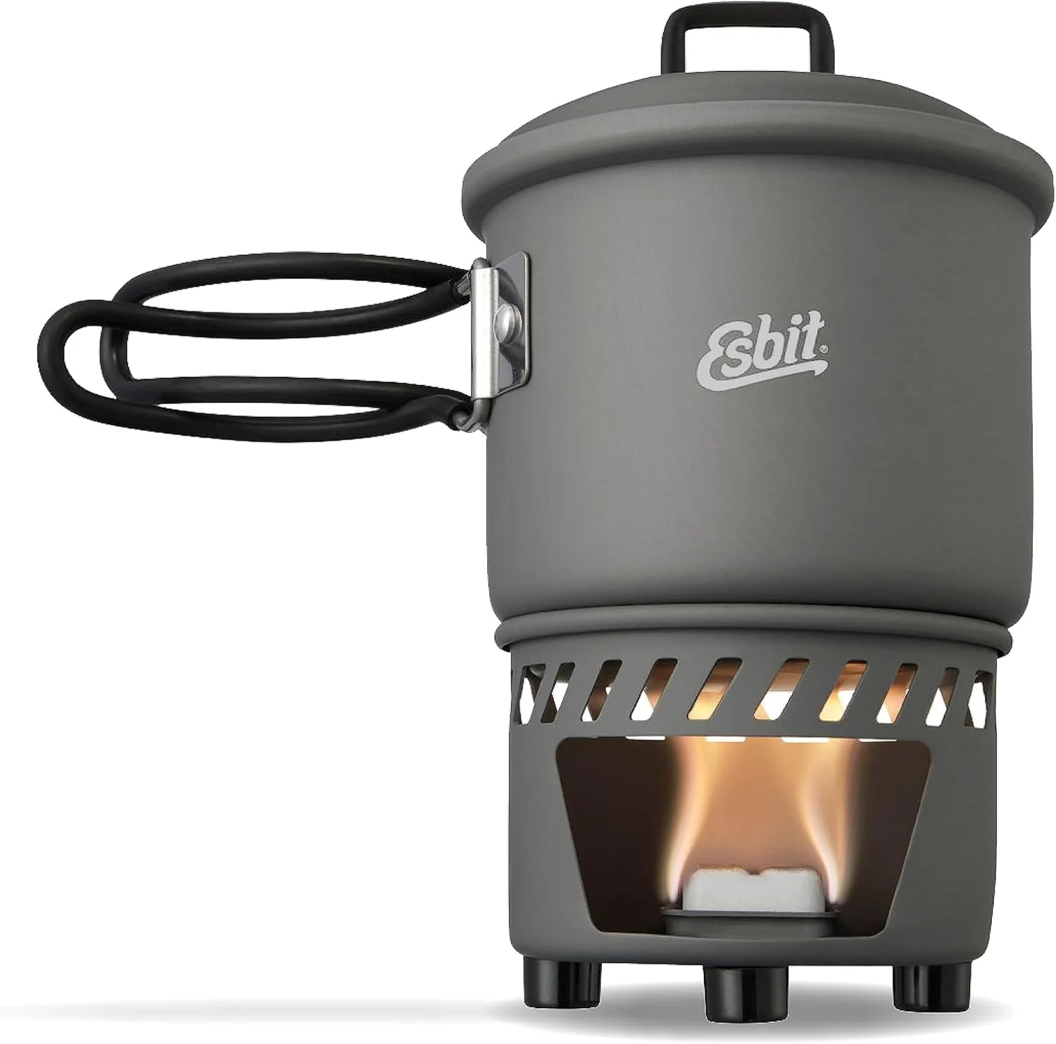 ست پخت و پز کمپینگ سبک وزن 3 تکه Esbit CS585HA برای استفاده با قرص های سوخت جامد