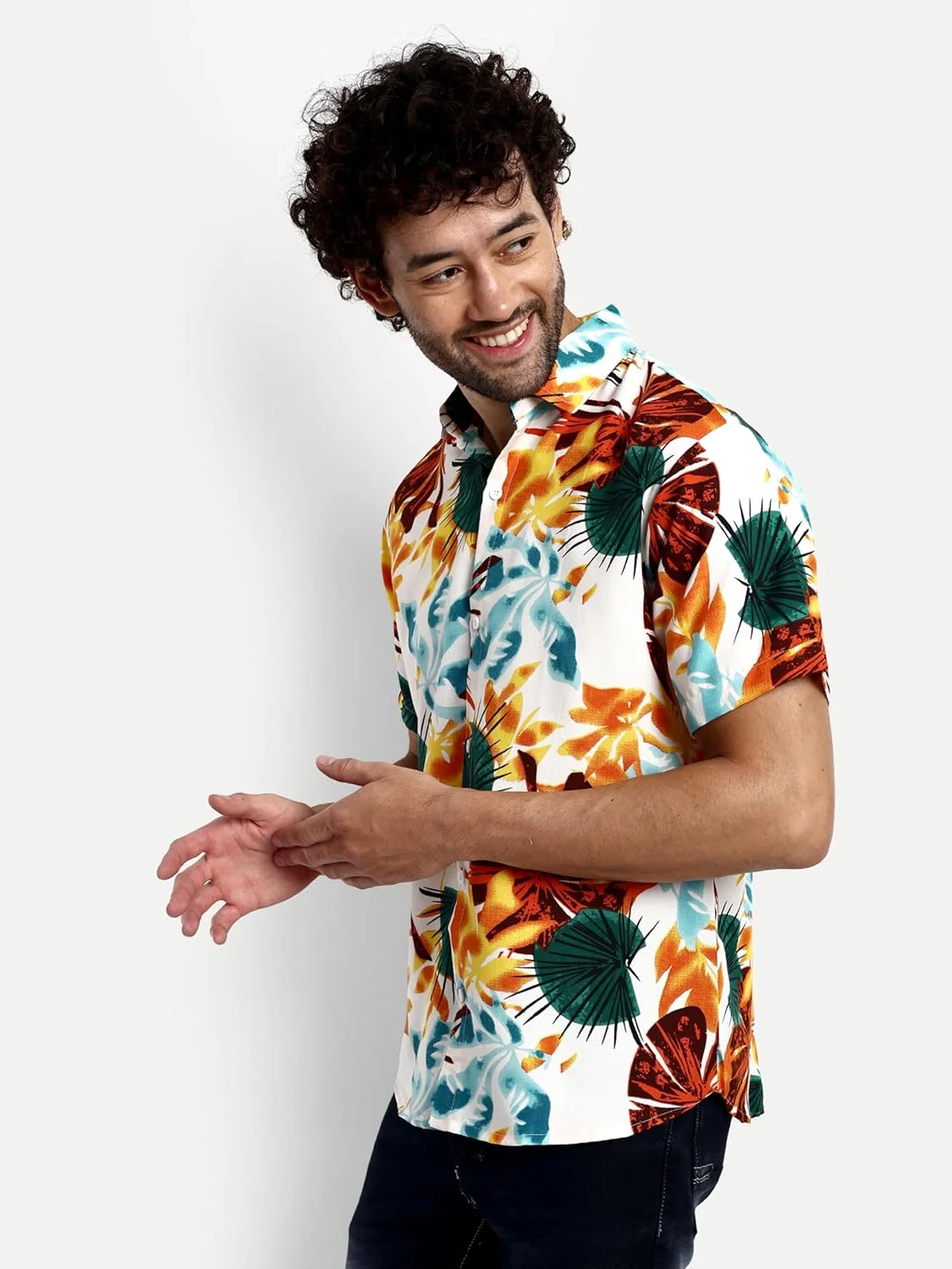 GRECIILOOKS مناسب استایل کژوال با طرح چاپی و قواره معمولی | پیراهن آستین کوتاه رسمی مردانه (GL-MS-6046_چند رنگ) GRECIILOOKS مناسب استایل کژوال با طرح چاپی و قواره معمولی | پیراهن آستین کوتاه رسمی مردانه (GL-MS-6046_چند رنگ)