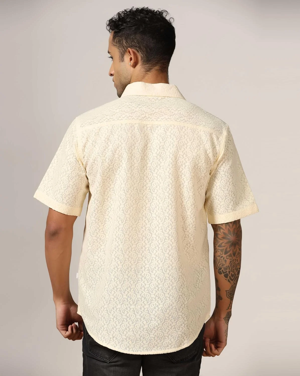 پیراهن مردانه GRECIILOOKS (GL-MS-6167-M-زرد روشن) پیراهن مردانه GRECIILOOKS (GL-MS-6167-M-زرد روشن)