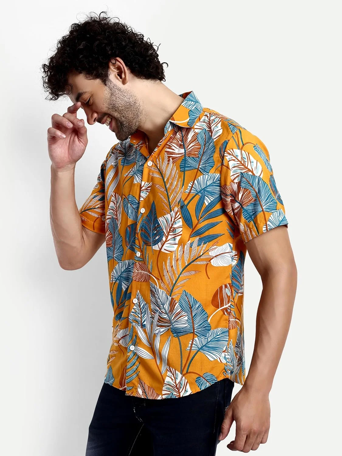 پیراهن مردانه GRECIILOOKS ریون، مدل معمولی، مناسب استفاده روزمره