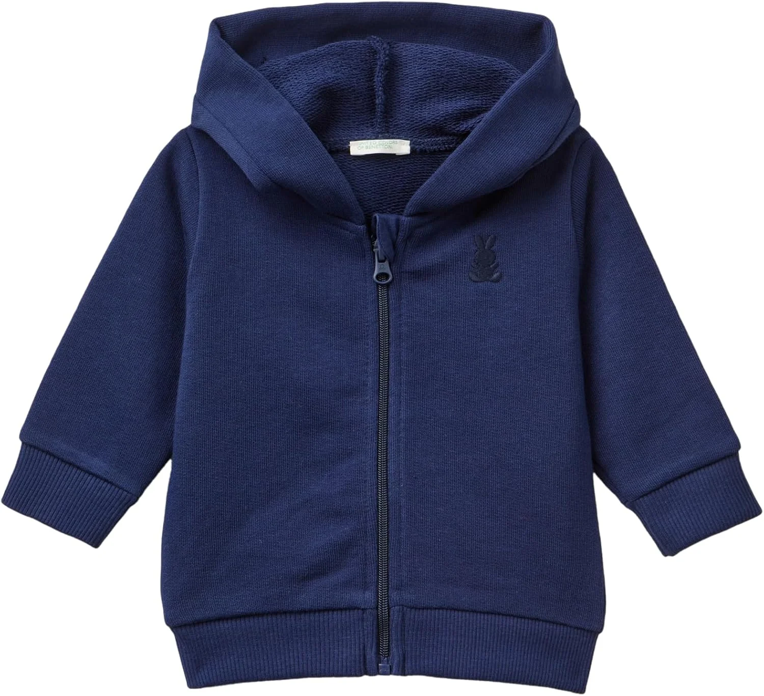 United Colors of Benetton Unisex Baby Giacca C/Capp M/L 3J70A5017 Hoodie, Blue, 56 cm, blue, 56