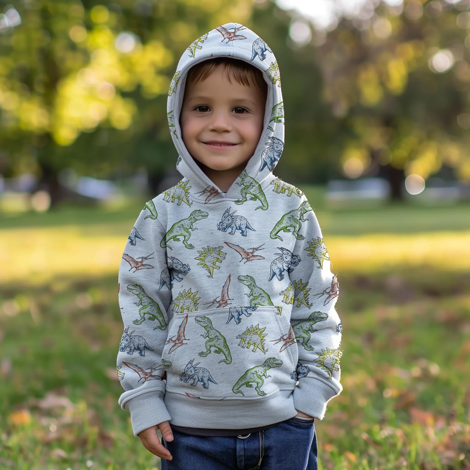 هودی پسرانه بچه گانه، پلیور بیل مکانیکی با جیب، پیراهن کلاه دار کودک نوپا، ژاکت گرم سایز 2-7 سال