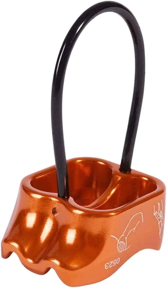 ابزار فرود حرفه ای WANGCL 25KN ATC، ابزار حمایت صعود سنگ نوردی آلومینیومی V شکل، ابزار فرود و صعود