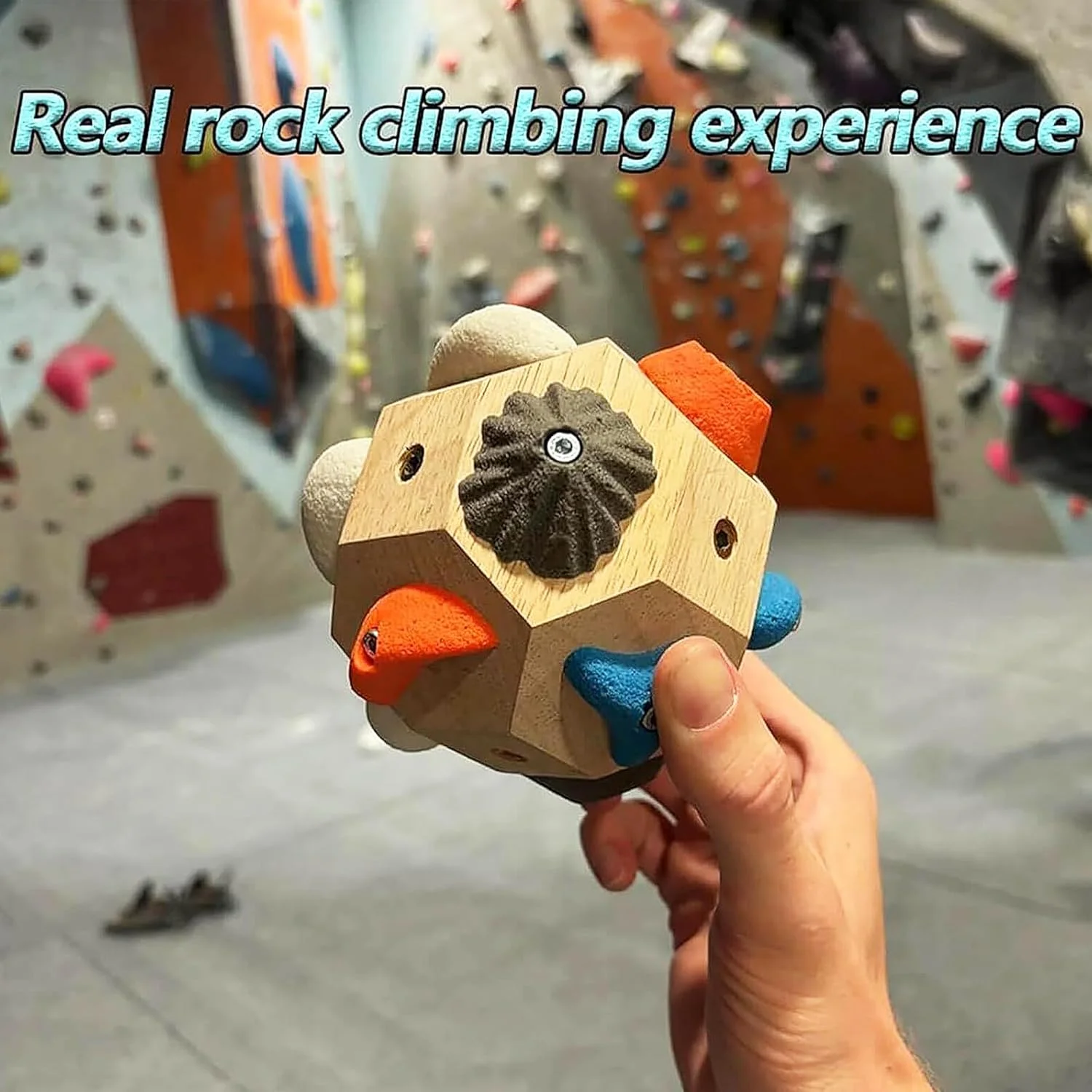 TSWCBYYLB Handcrafted Rock Climbing Boulder Block Ball Finger Strength Training Grip Equipment