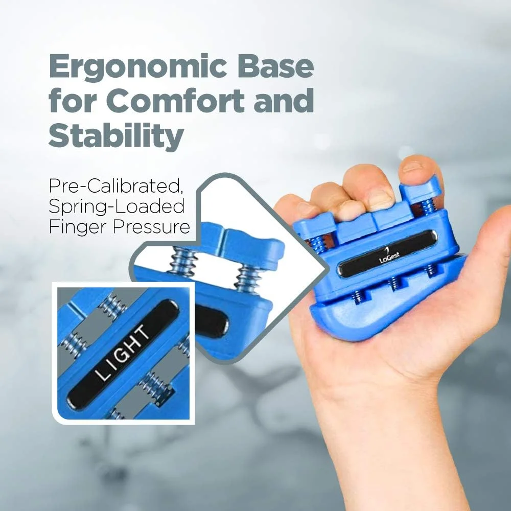 Finger Strengthener - Finger Exerciser for Forearm and Hand Strengthener - Hand Grip Workout Equipment for Musician, Rock Climbing and Therapy Finger Strengthener - Finger Exerciser for Forearm and Hand Strengthener - Hand Grip Workout Equipment for Musician, Rock Climbing and Therapy