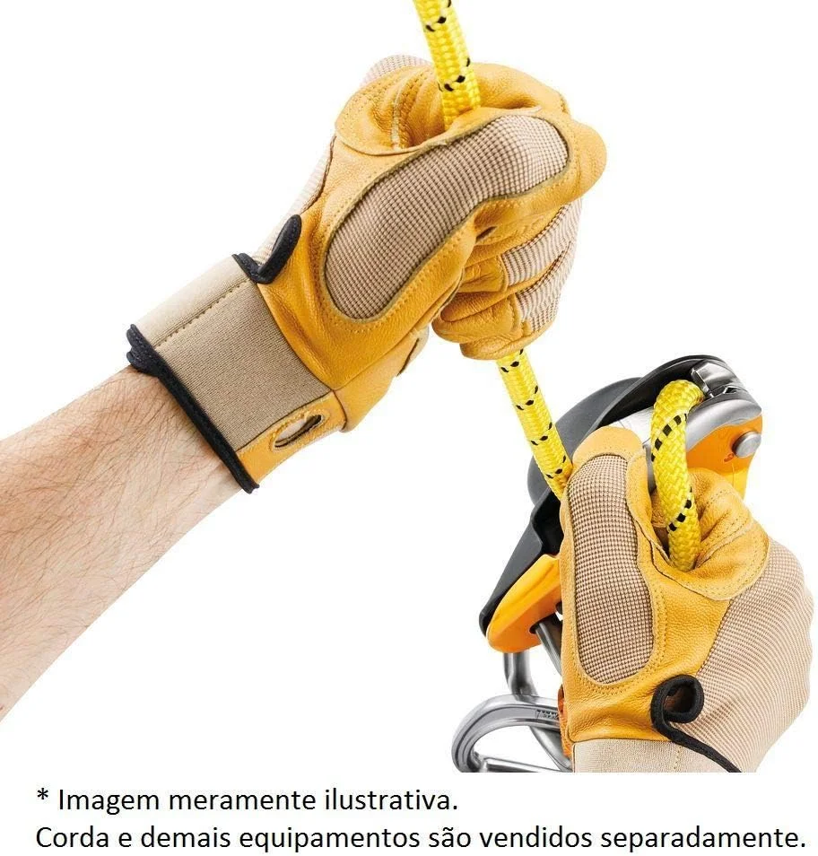 ابزار فرود خود ترمز Petzl Rig با سیستم قفل خودکار، زرد