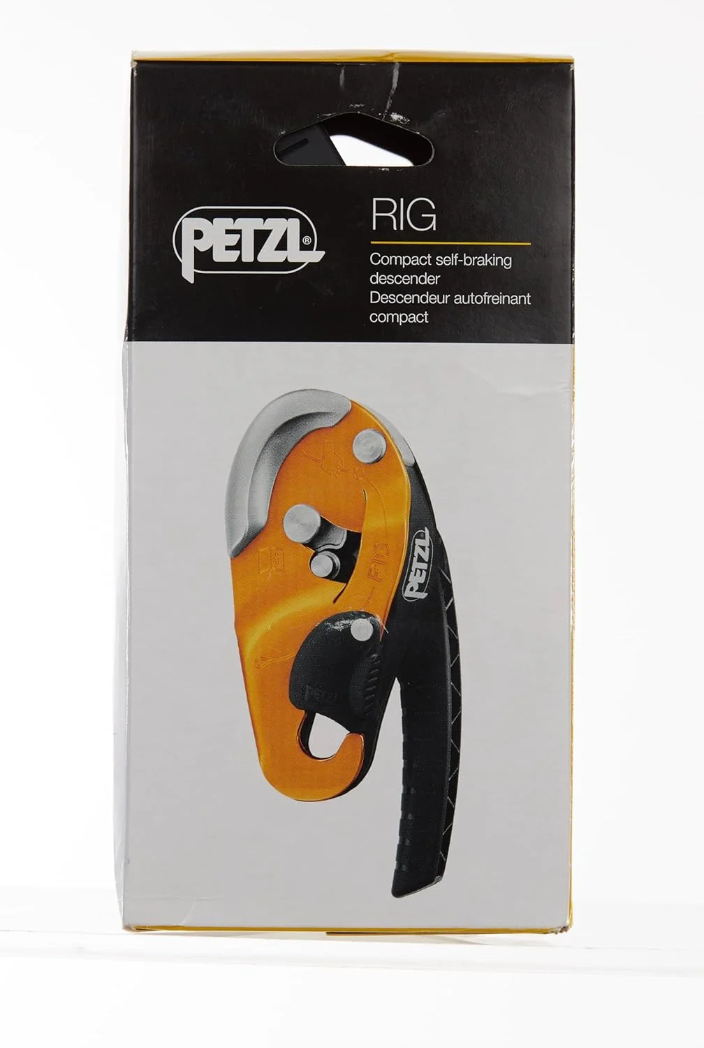ابزار فرود خود ترمز Petzl Rig با سیستم قفل خودکار، زرد