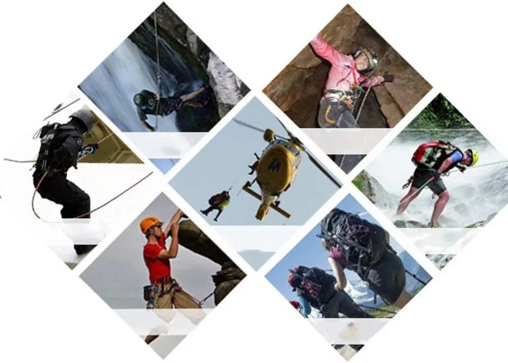 طناب صعود در فضای باز HZGLPX HXSMK، تجهیزات سنگ نوردی استاتیک، طناب فرود ایمنی فرار از آتش با استحکام بالا 10.5 میلی متر