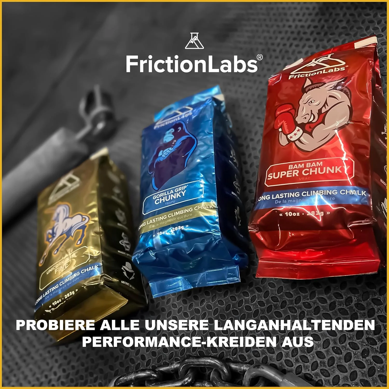 نوار انگشت ورزشی Friction Labs - نوار سنگ نوردی برای محافظت از پوست - نوار اکسید روی 1.5 اینچی - نوار ورزشی محافظ - پاره شدن آسان، چسبندگی قوی - بسته بندی قابل بازیافت - 10 یارد