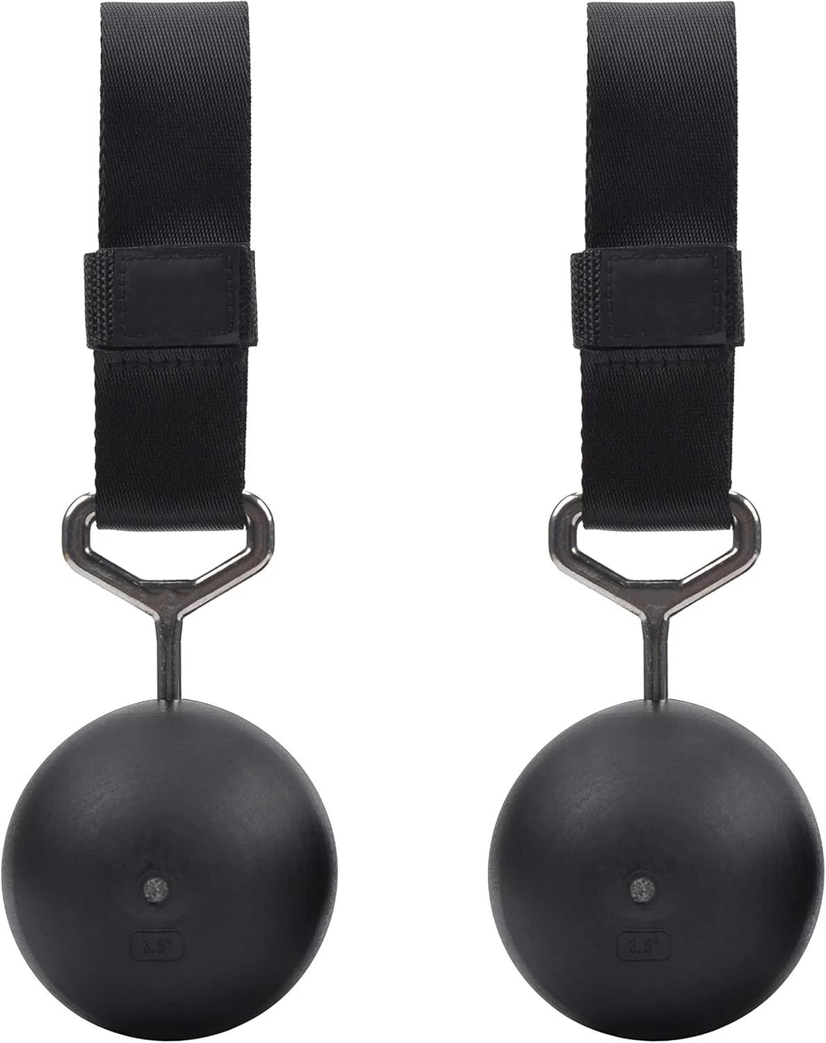 FITactic Rock Climbing Solid Training Cannonball Bomb Power Pull Up Ball Hold Grips for Straps for Finger, Forearm, Biceps, Back Muscles