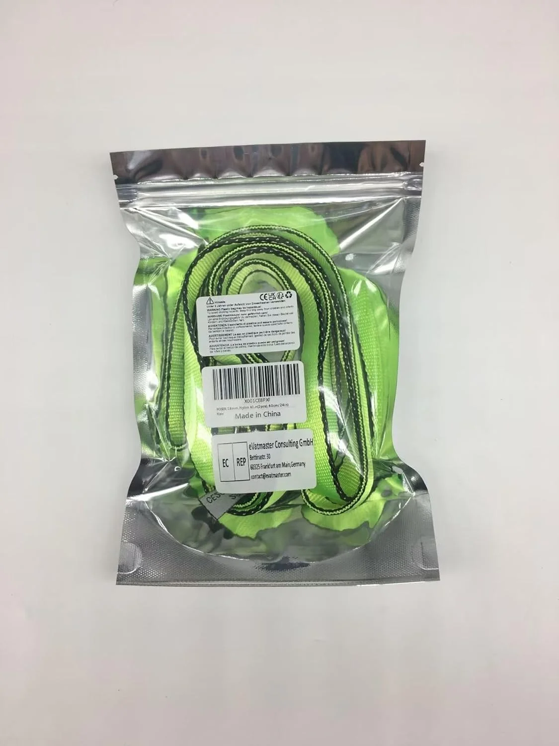اسلینگ کوهنوردی نایلونی FOSER 18mm، طناب نایلونی 23KN، مناسب برای صخره نوردی، کوهنوردی، پیاده روی، فرود، تجهیزات اضطراری و غیره