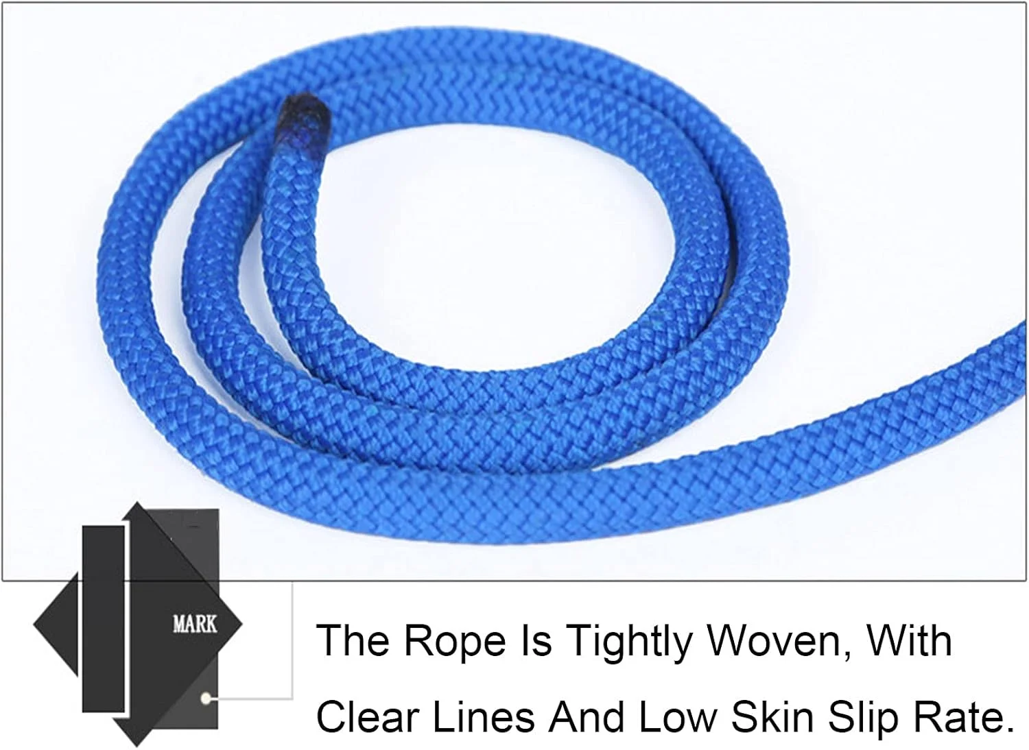 GPERSGU Blue 8mm Rope Rock Climbing Rope，Home Fire Emergency Escape Rope，Multifunctional Cord For Climbing，Camping，Hiking，Caving，Engineering Equipment(40m)
