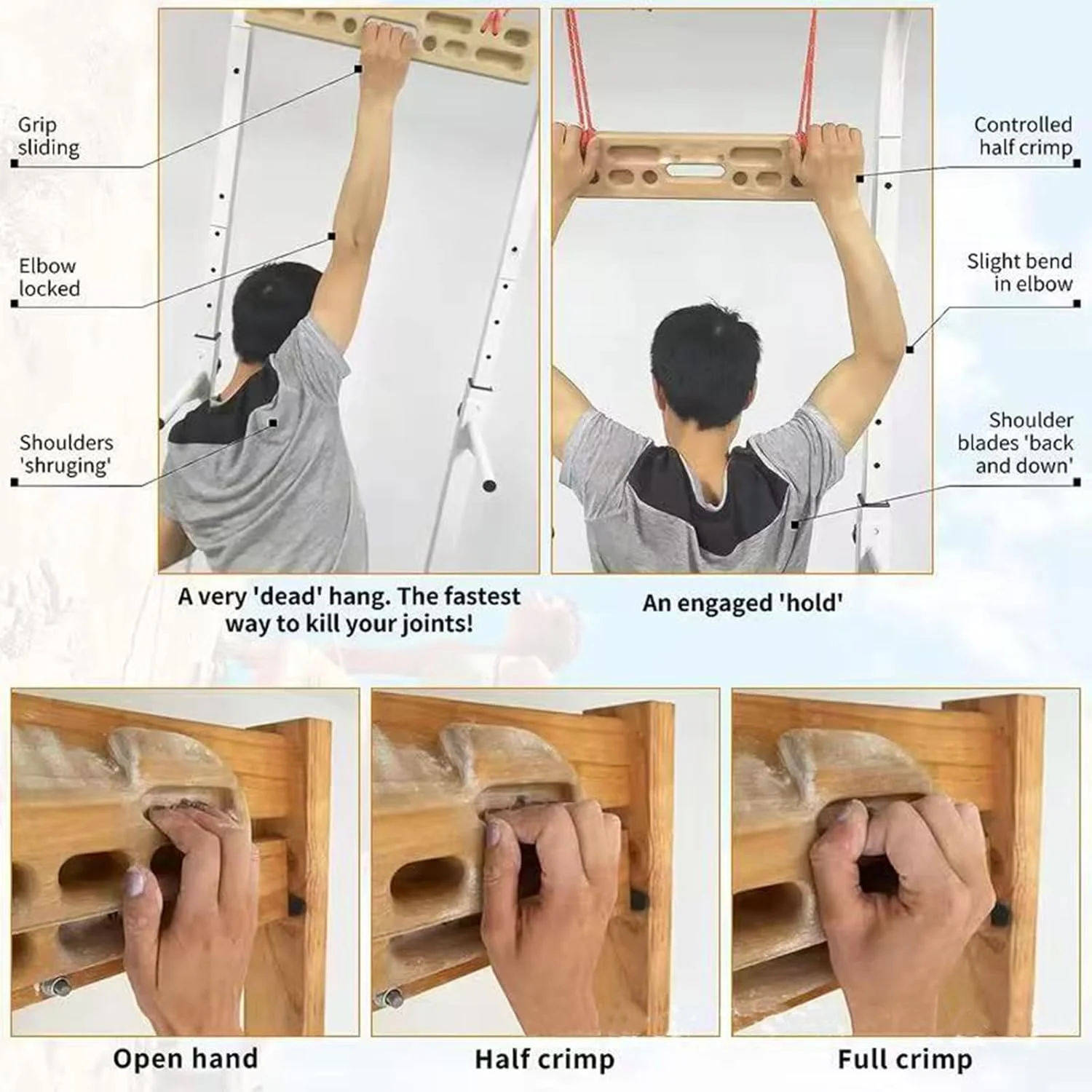 Rock Climbing Fingerboard Fitness Equipment Household Multifunctional Exerciser For Professional Facilities Outdoor Training Equipment Rock Climbing Fingerboard Fitness Equipment Household Multifunctional Exerciser For Professional Facilities Outdoor Training Equipment