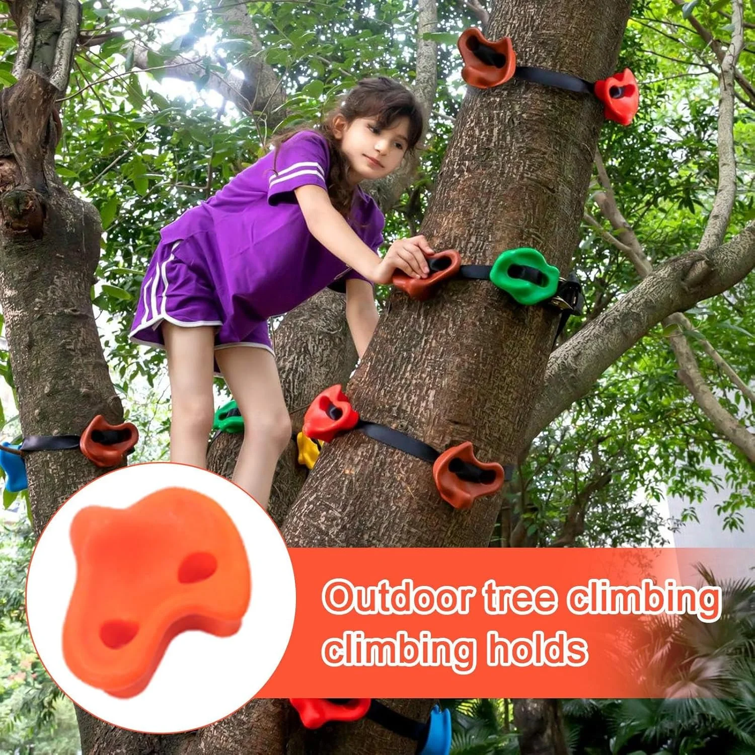 Rock Climbing Holds For Kids | Tree Climbing For Kids,Steps Playset For Practice Equipment Outside Doorway Playground Yard Home Rock Climbing Holds For Kids | Tree Climbing For Kids,Steps Playset For Practice Equipment Outside Doorway Playground Yard Home