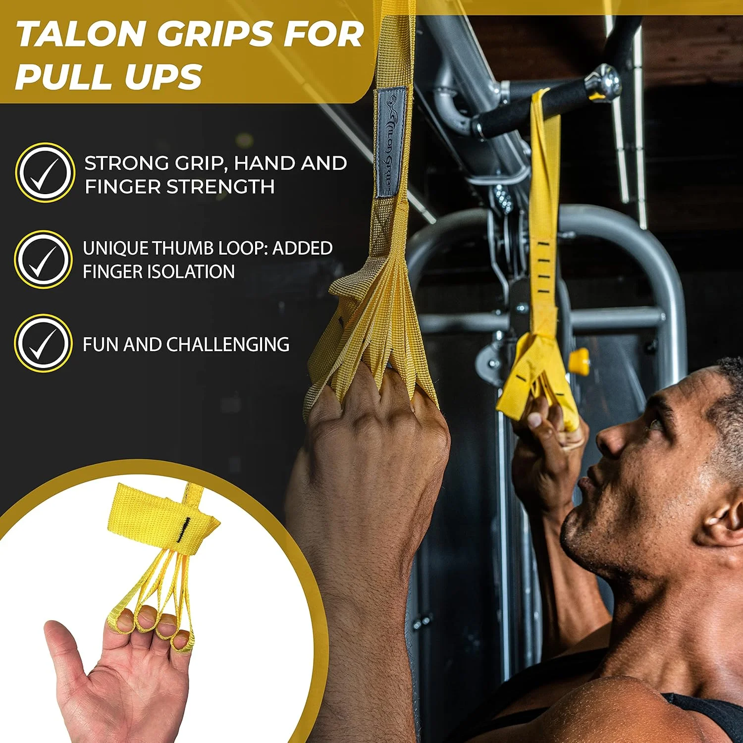 بند های تقویتی انگشتی Talon - حلقه های انگشتی نایلونی برای تمرین قدرت چنگ زدن، صخره نوردی، تقویت کننده دست و بازو از Core Prodigy بند های تقویتی انگشتی Talon - حلقه های انگشتی نایلونی برای تمرین قدرت چنگ زدن، صخره نوردی، تقویت کننده دست و بازو از Core Prodigy