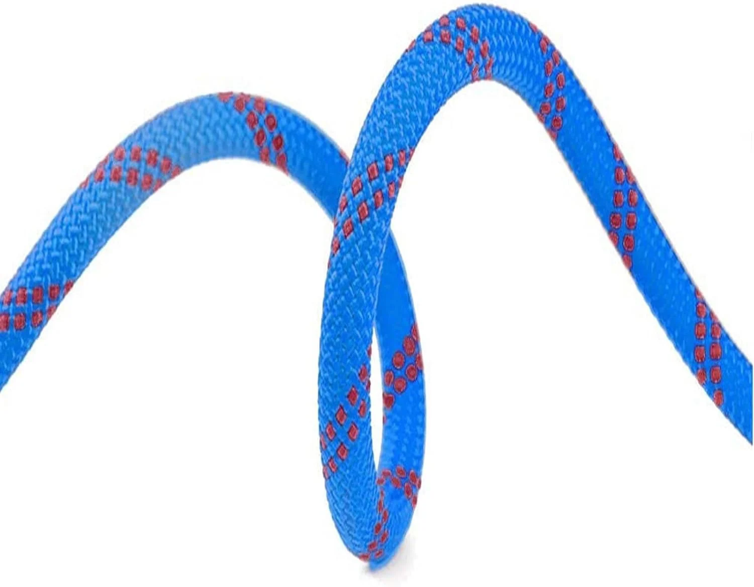 طناب صعود 18 میلی متری با مقاومت بالا و 2 قلاب فولادی، 10 تا 200 متر طناب استاتیک سنگ نوردی برای نجات در فضای باز، فرود، صخره نوردی، لبه ها، تجهیزات طناب بکسل ایمنی