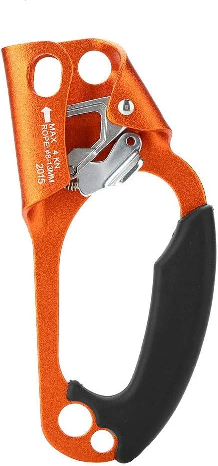 صعود کننده طناب، گیره دسته طناب صعود کننده دستی راست برای طناب 8 تا 13 میلی متر، تجهیزات صخره نوردی