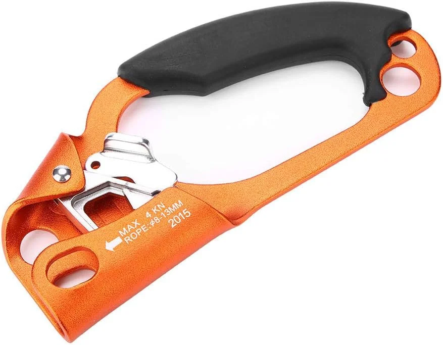 صعود کننده طناب، گیره دسته طناب صعود کننده دستی راست برای طناب 8 تا 13 میلی متر، تجهیزات صخره نوردی