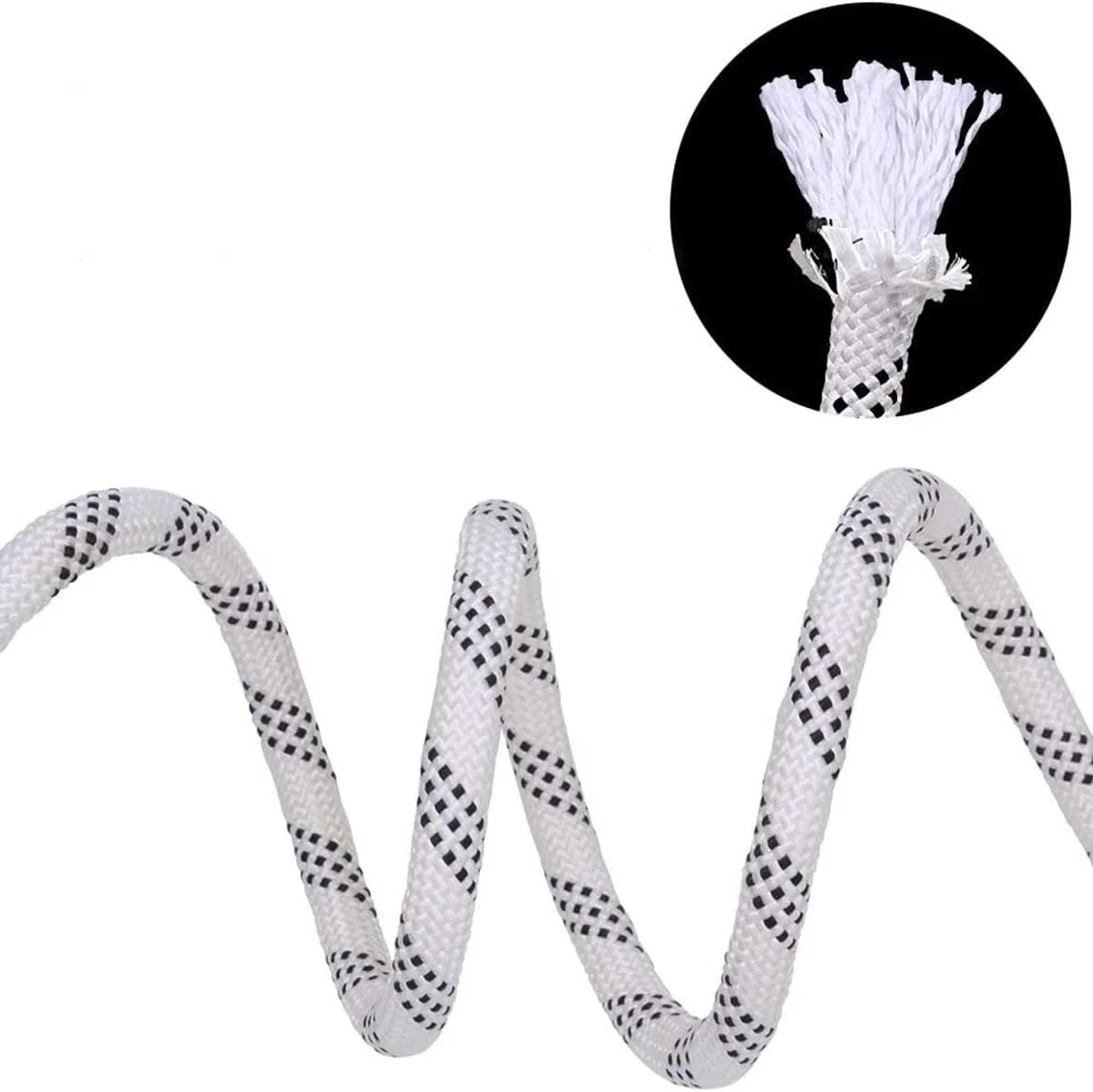 طناب صعود 14 میلی‌متری، طناب سنگ‌نوردی استاتیک، تجهیزات صعود در فضای باز، طناب فرار 50 متر، 100 متر، 200 متر، طناب ایمنی فرود برای آموزش فیزیکی و تمرینات قدرتی